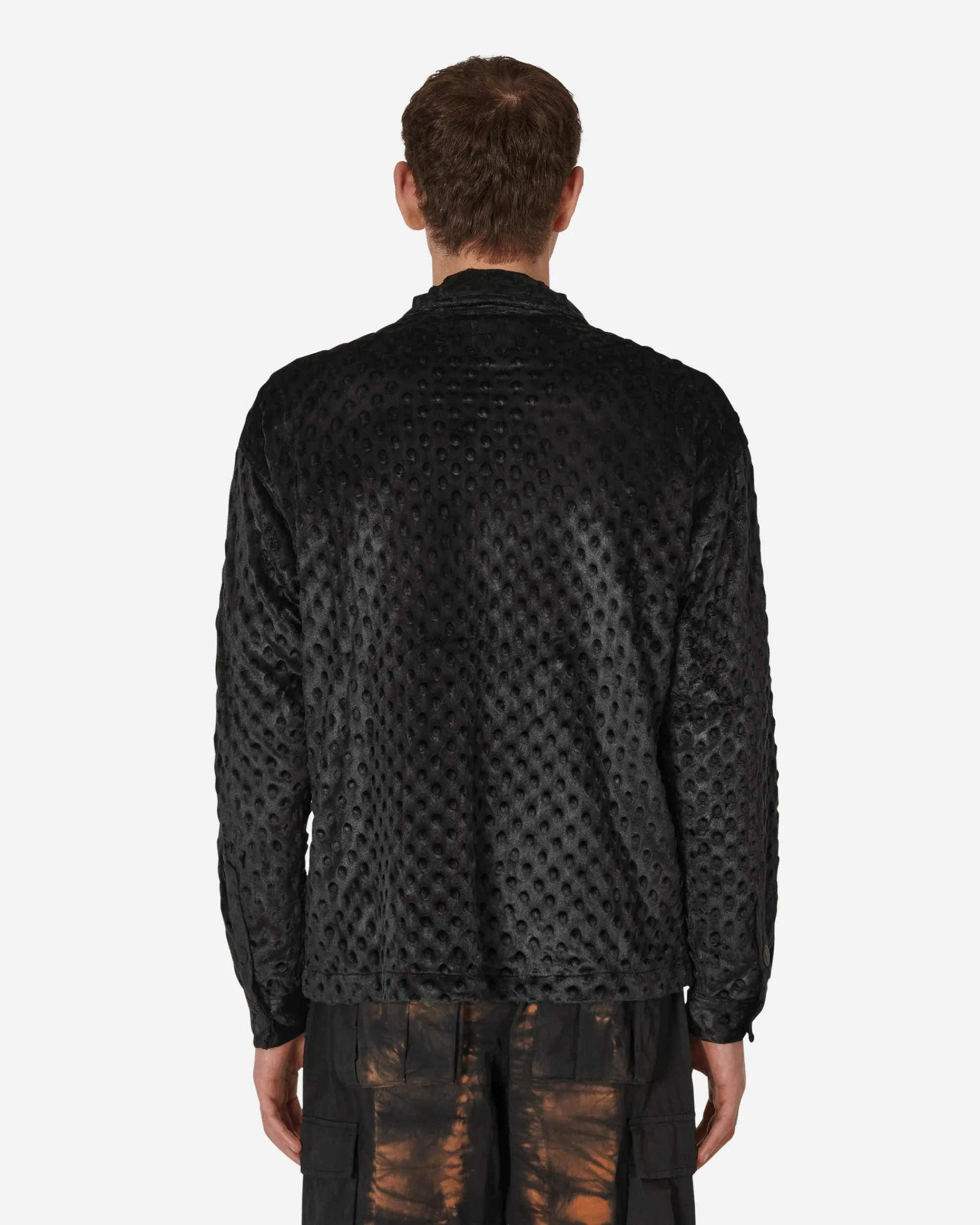 Brain Dead Coats And Jackets^Embossed Fur Full Zip Jacket Black