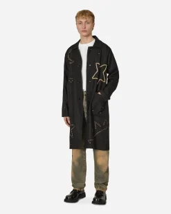 Sky High Farm Coats And Jackets^Embroidered Constellation Coat Black