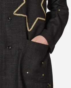 Sky High Farm Coats And Jackets^Embroidered Constellation Coat Black