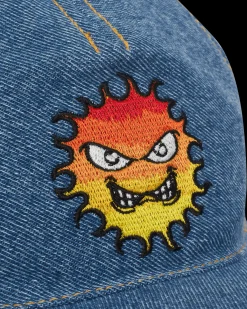 Paccbet Hats|Hats^Embroidered Logo Cap Blue