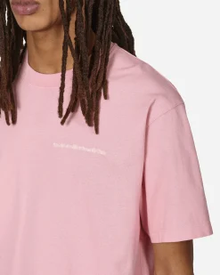 Stockholm (Surfboard) Club T-Shirts^Embroidered Logo T-Shirt Pink
