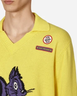 Cormio Knitwear^Emilio Sweater Yellow
