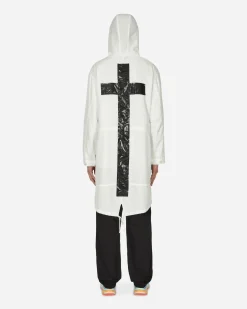 Comme Des Garçons Black Coats And Jackets^Engineer Tarpaulin Cross Coat White