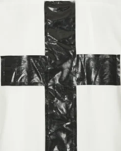 Comme Des Garçons Black Coats And Jackets^Engineer Tarpaulin Cross Coat White