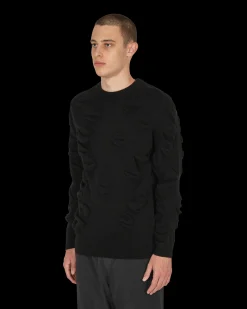 JORDANLUCA Knitwear^Euphoria Crewneck Sweater Black