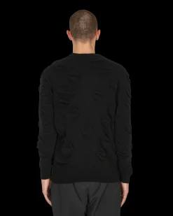 JORDANLUCA Knitwear^Euphoria Crewneck Sweater Black