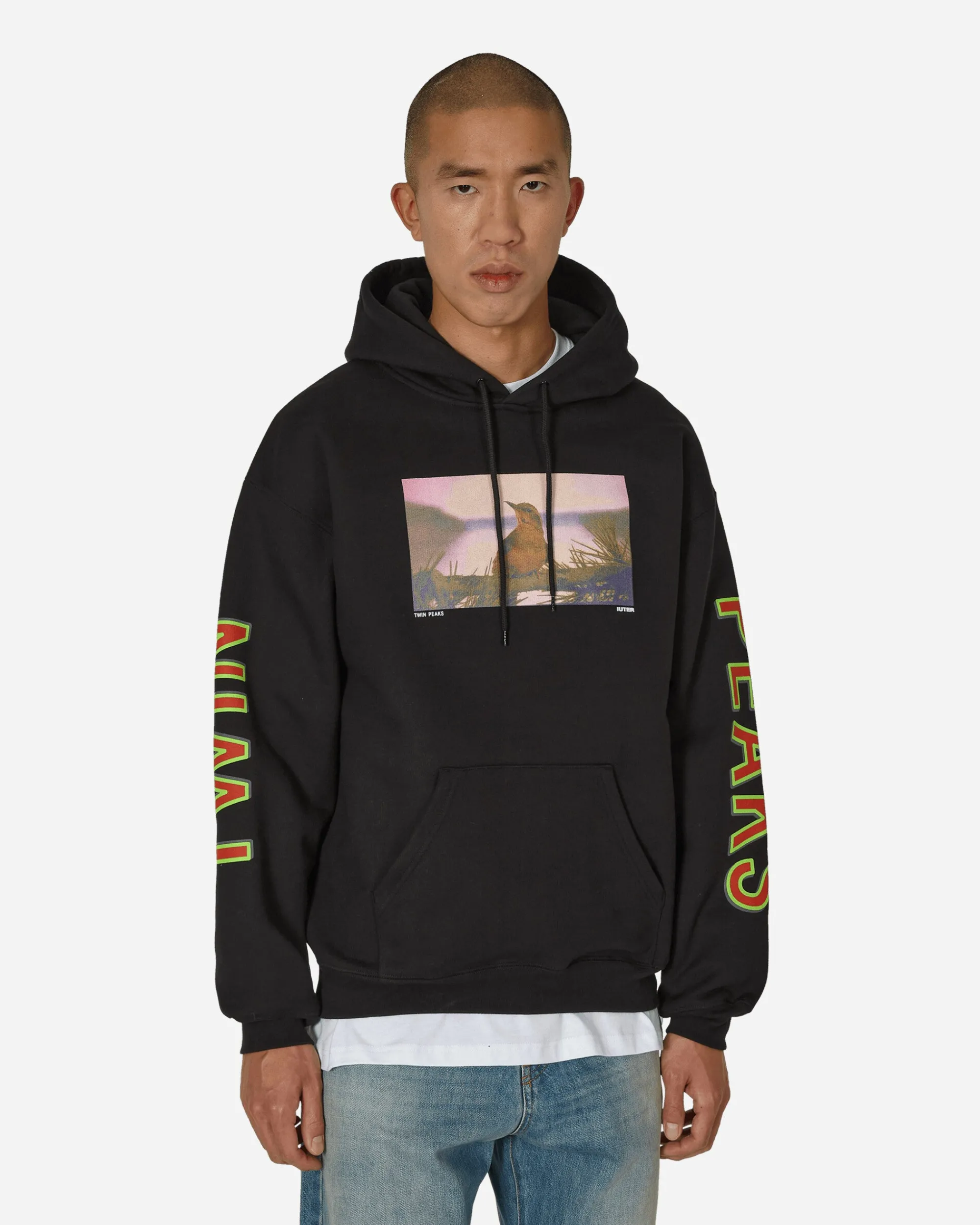 Iuter Sweatshirts^Evil Hooded Sweatshirt Black