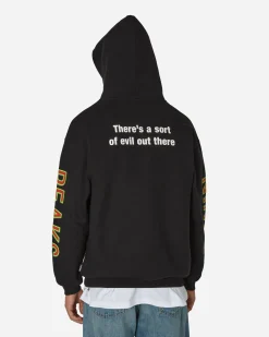 Iuter Sweatshirts^Evil Hooded Sweatshirt Black