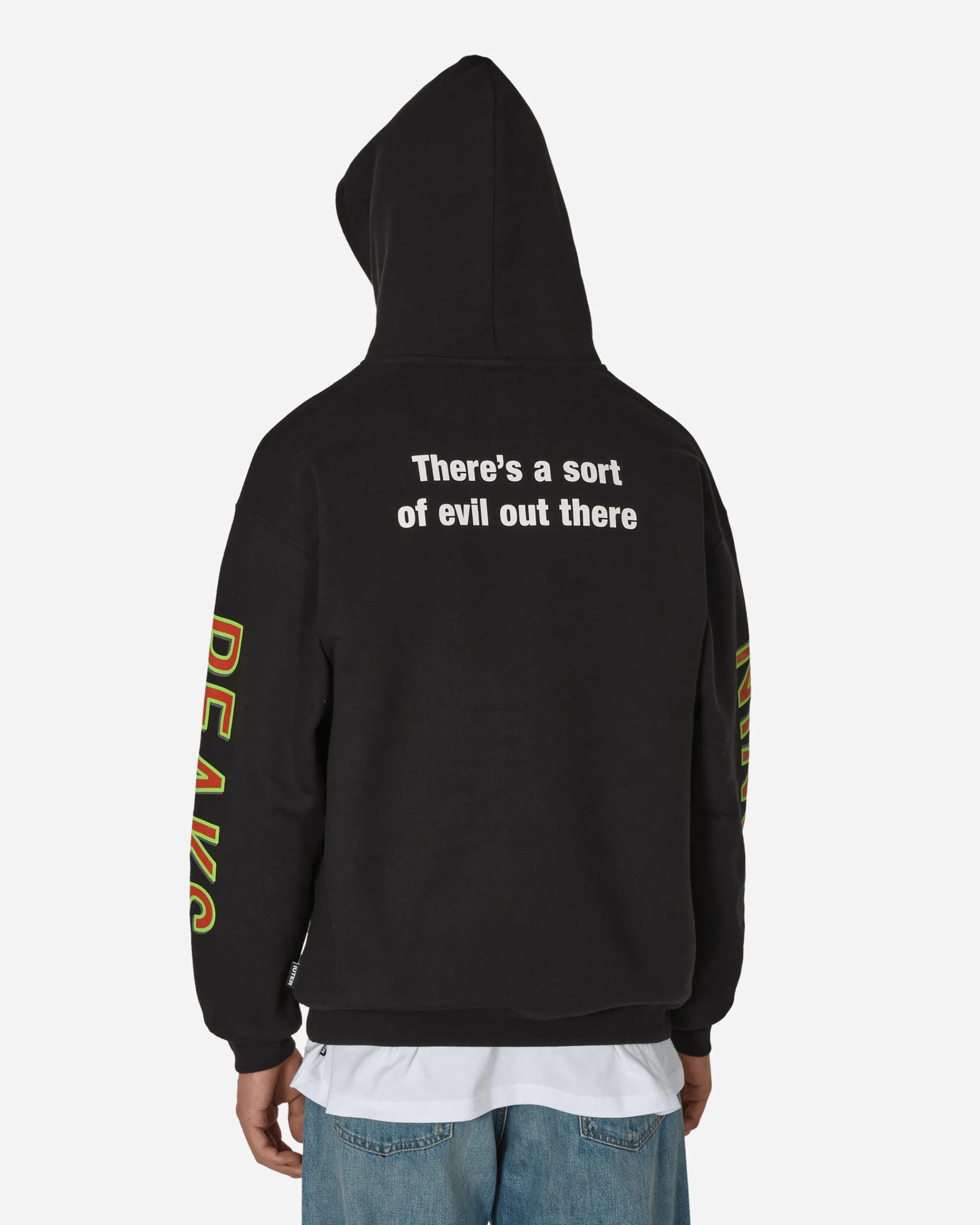 Iuter Sweatshirts^Evil Hooded Sweatshirt Black