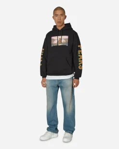 Iuter Sweatshirts^Evil Hooded Sweatshirt Black