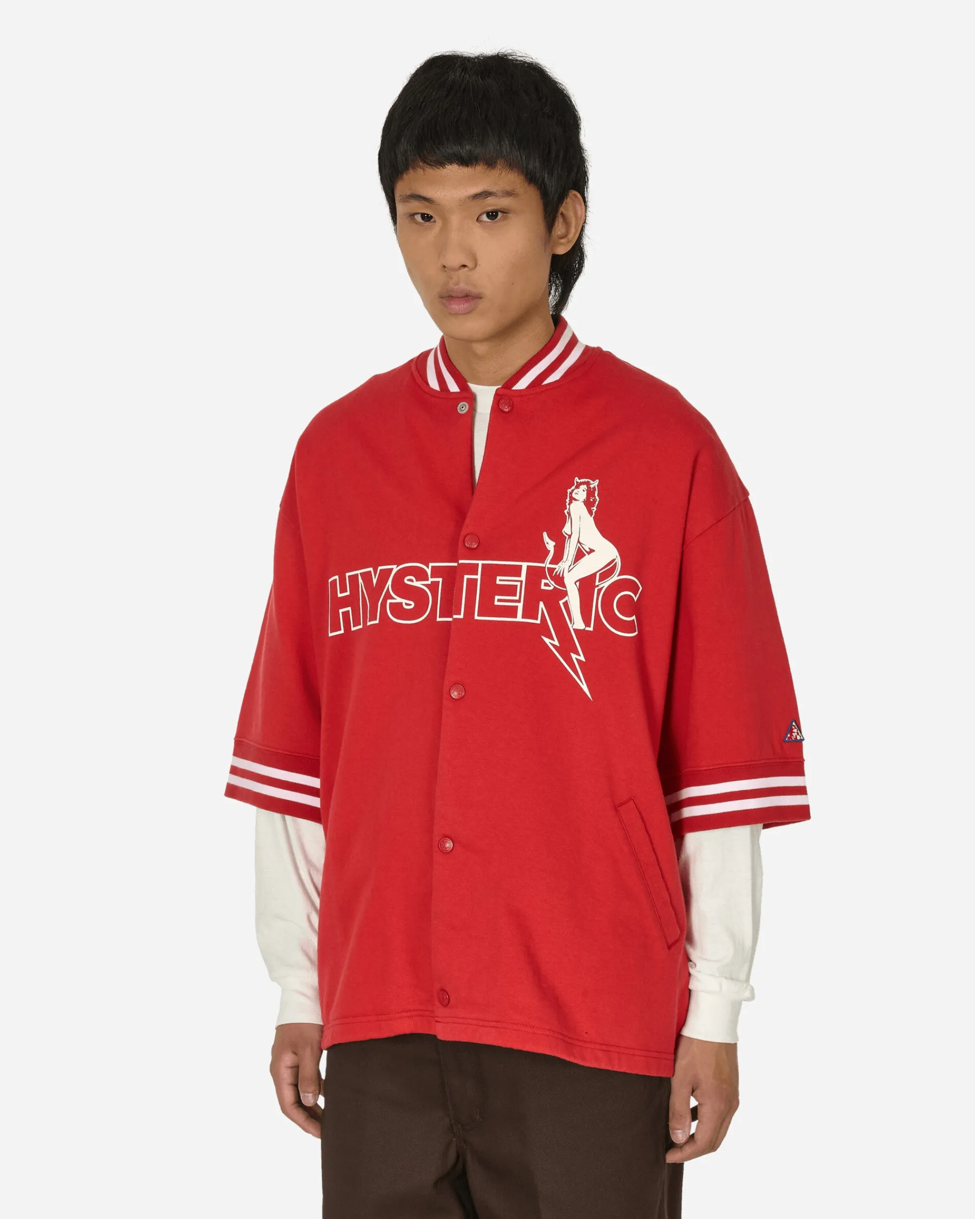 Hysteric Glamour T-Shirts^Evil Rock Jumper Red