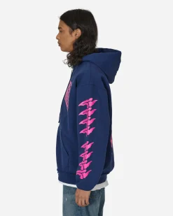 Stray Rats Sweatshirts^Exo Zip Up Hoodie Blue