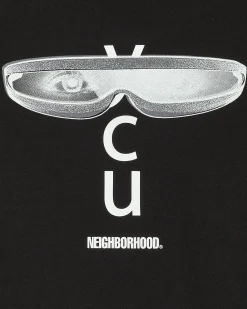 Neighborhood T-Shirts^Eye C U T-Shirt Black
