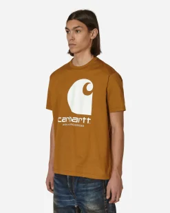 Junya Watanabe MAN T-Shirts^eYe Carhartt T-Shirt Brown