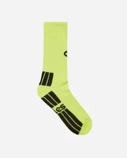 Aries Underwear^Eye Socks Acid Yellow