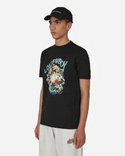 Charles Jeffrey LOVERBOY T-Shirts^Face T-Shirt Black