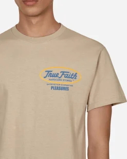 Pleasures T-Shirts^Faith T-Shirt Beige