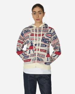 Hysteric Glamour Sweatshirts^Fantastic Box Jacquard Hoodie Dirty White