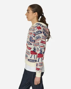 Hysteric Glamour Sweatshirts^Fantastic Box Jacquard Hoodie Dirty White