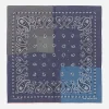 KAPITAL Gloves And Scarves|Gloves And Scarves^Fastcolor Selvedge Bandana (Paisley Patchwork) Purple