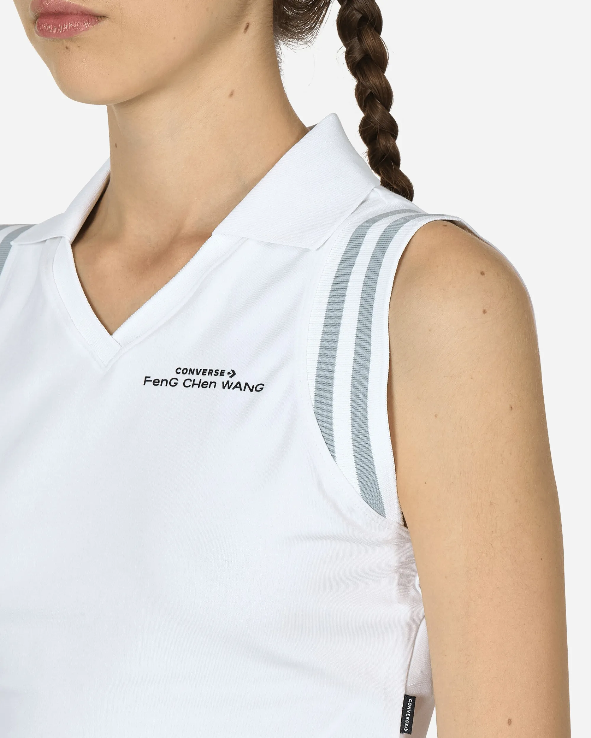 Converse T-Shirts^Feng Chen Wang Polo White / Arctic Ice