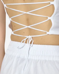 Converse T-Shirts^Feng Chen Wang Tank Top White