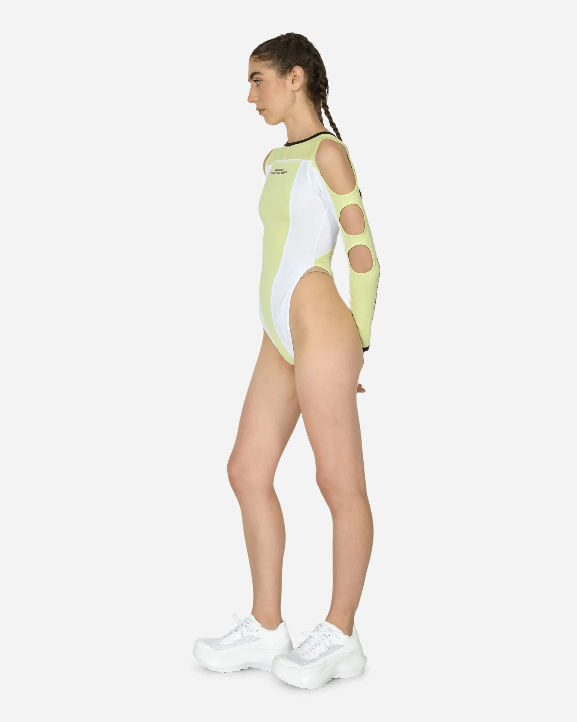 Converse T-Shirts^Feng Chen Wang Top Pale Lime Yellow / White