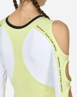 Converse T-Shirts^Feng Chen Wang Top Pale Lime Yellow / White