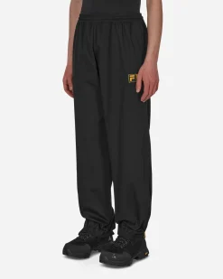 Aries Pants^FILA Logo Twill Trackpants Black