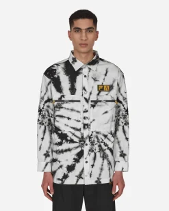Aries Shirts^FILA Tie Dye Longsleeve Shirt White