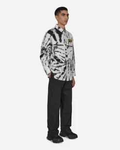 Aries Shirts^FILA Tie Dye Longsleeve Shirt White