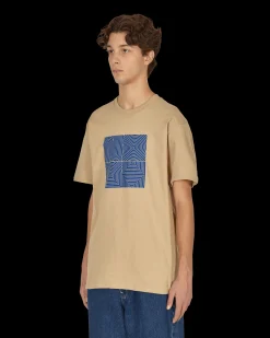 Noah T-Shirts^Fingerprint T-Shirt Brown