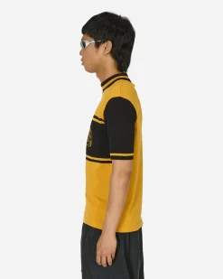 Hysteric Glamour T-Shirts^Flame Logo Embroidered Cycling Jersey Yellow / Black