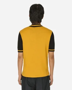 Hysteric Glamour T-Shirts^Flame Logo Embroidered Cycling Jersey Yellow / Black