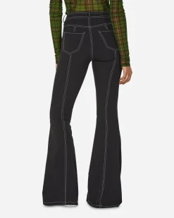 Priscavera Pants^Flared Suit Pants Black