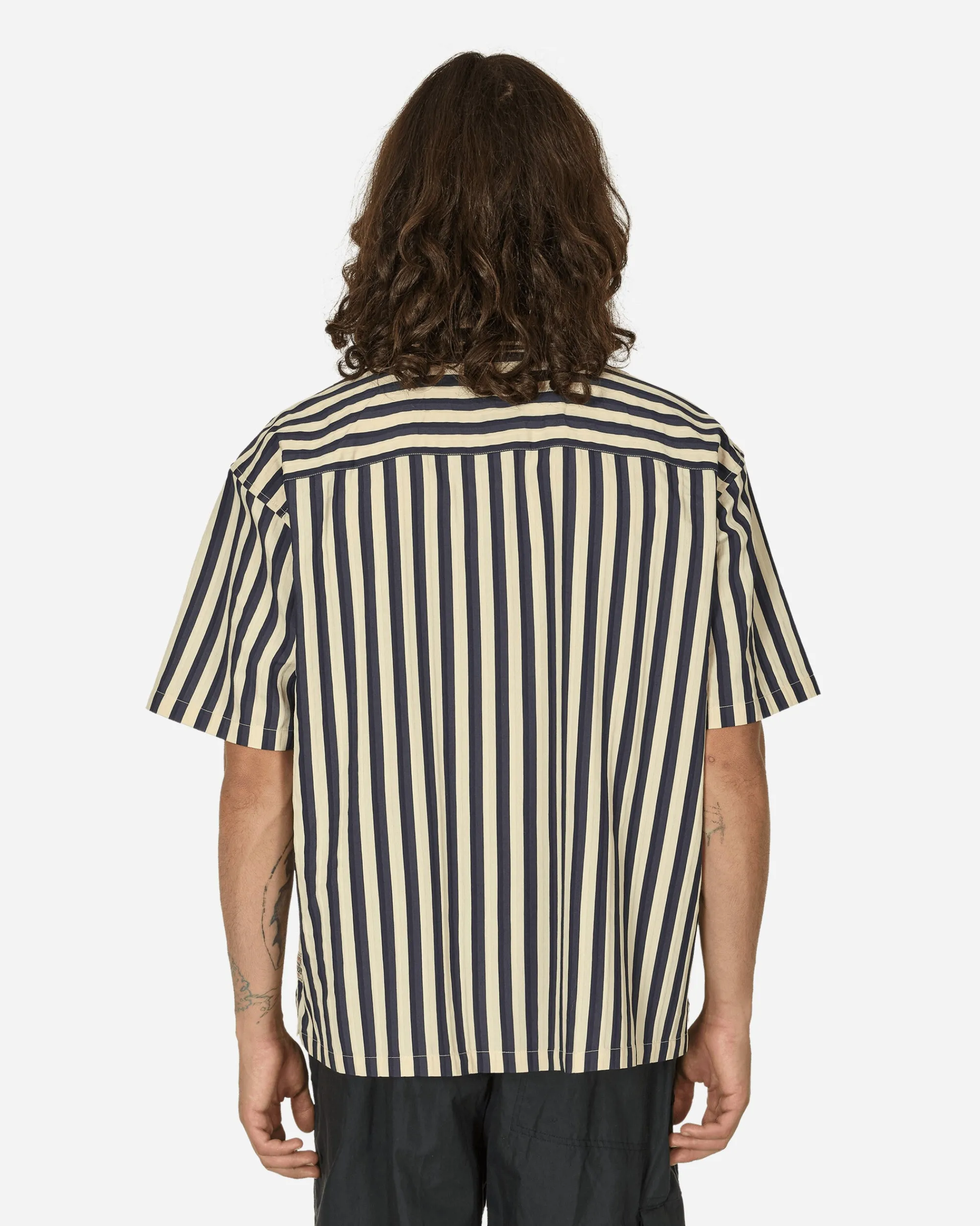 Stüssy Shirts^Flat Bottom Stripe Shirt Navy