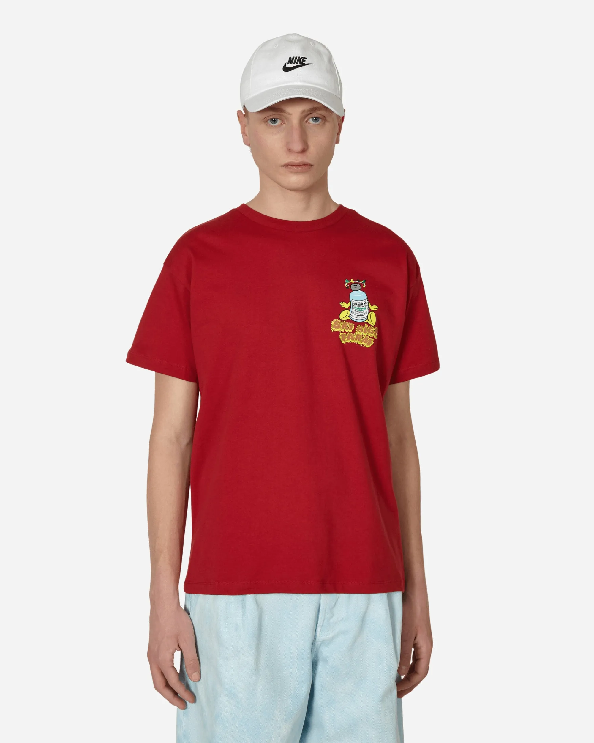 Sky High Farm T-Shirts^Flatbush Printed T-Shirt Red