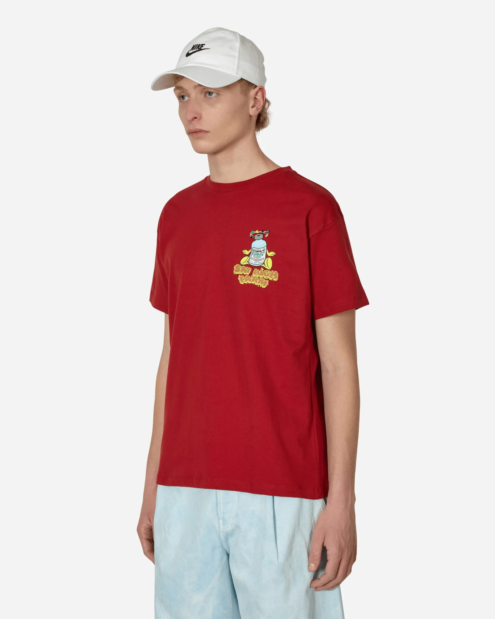 Sky High Farm T-Shirts^Flatbush Printed T-Shirt Red