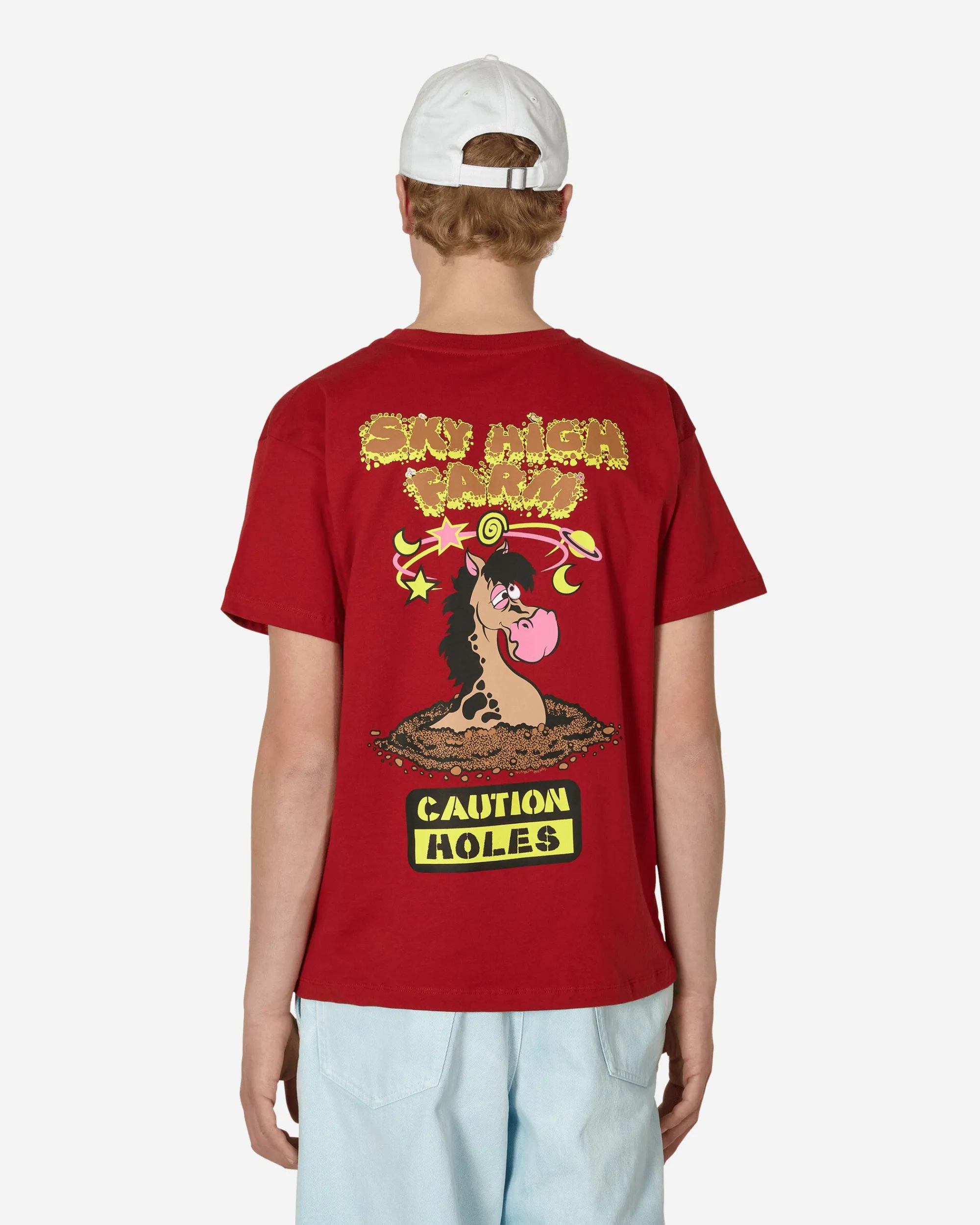 Sky High Farm T-Shirts^Flatbush Printed T-Shirt Red