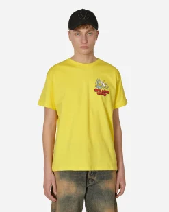 Sky High Farm T-Shirts^Flatbush Printed T-Shirt Yellow