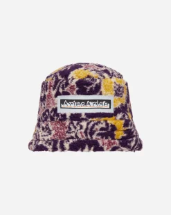 Aries Hats|Hats^Fleur Fleece Bucket Hat Multicolor