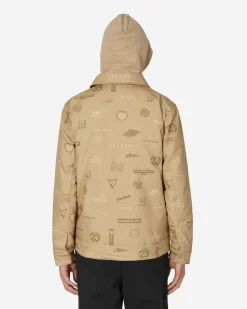 Nike Jordan Coats And Jackets^Flight Heritage Printed Jacket Beige