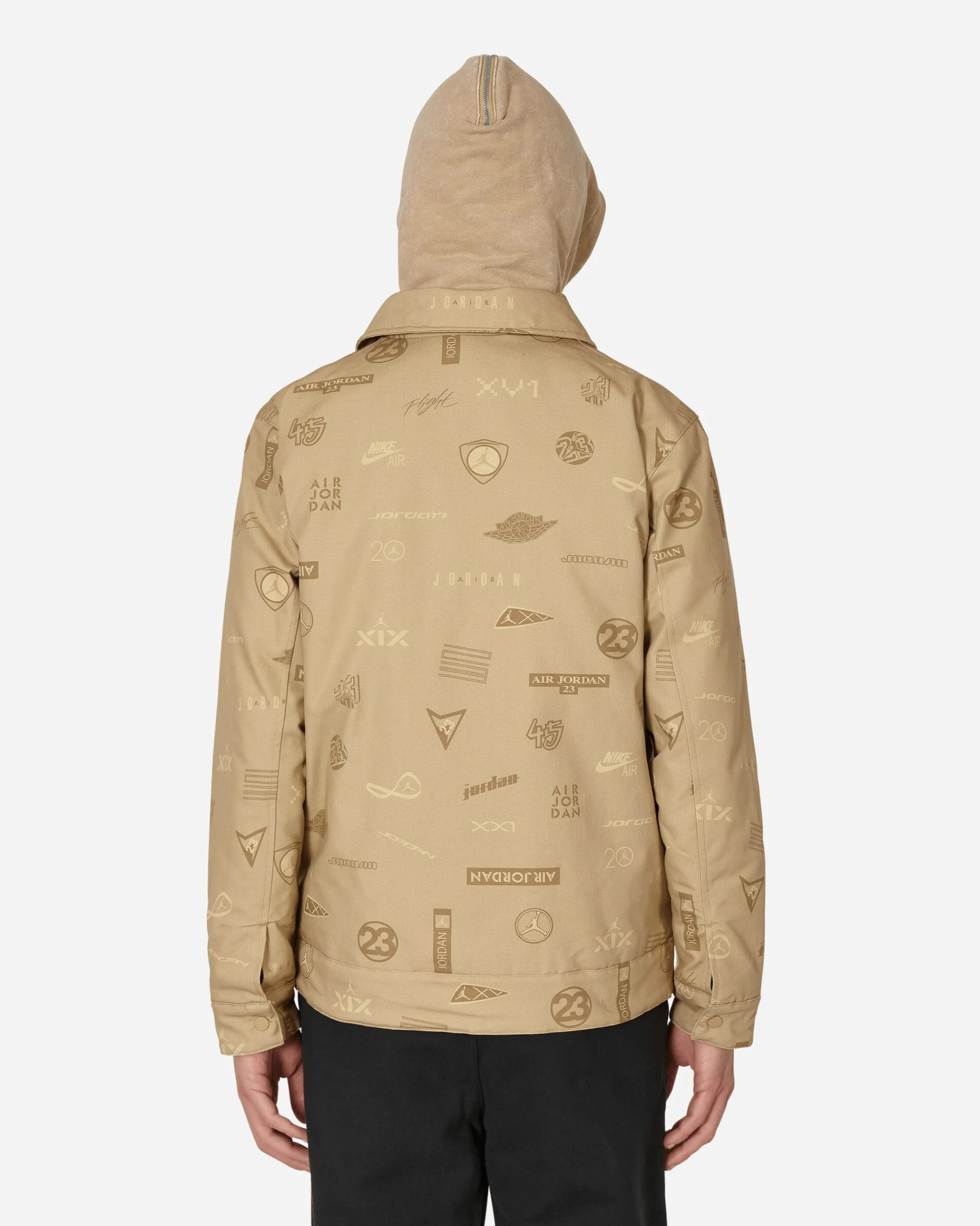 Nike Jordan Coats And Jackets^Flight Heritage Printed Jacket Beige
