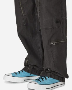 Stüssy Pants^Flight Nyco Ripstop Pigment Dyed Pants Black