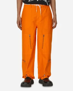 Stüssy Pants^Flight Nyco Ripstop Pigment Dyed Pants Orange