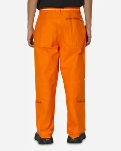 Stüssy Pants^Flight Nyco Ripstop Pigment Dyed Pants Orange