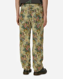Song for the Mute Pants^Floral Jacquard Long Work Multicolor Pants