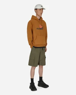 Noah Sweatshirts^Florist Hooded Sweatshirt Brown