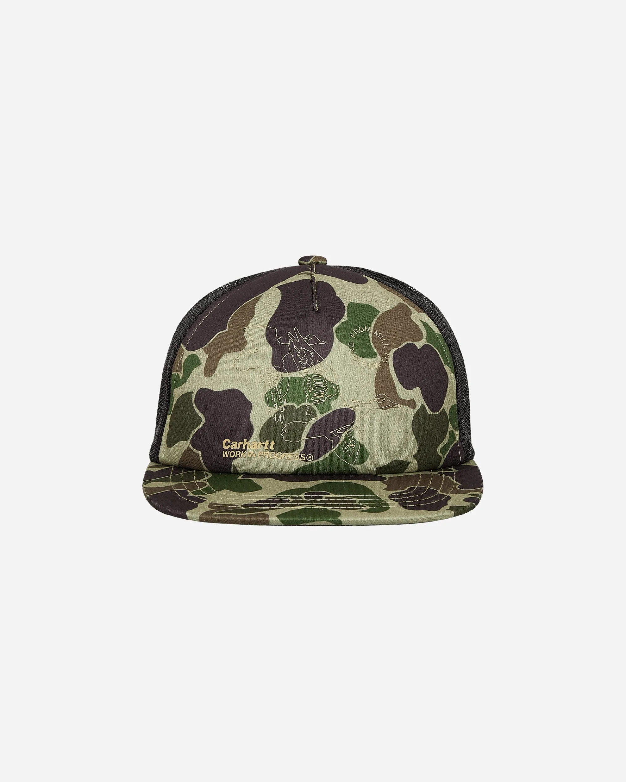 Carhartt WIP Hats|Hats^Flying Ducks Trucker Cap Camo Duck Green