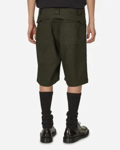 GR10K Shorts^Folded Belt Shorts Soil Brown